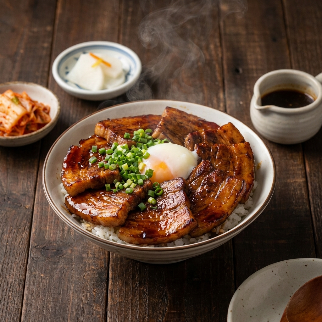 焼肉チャーシュー丼